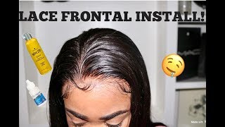 Lace Frontal Wig Install | Stocking Cap Method | Ft. My First Wigs