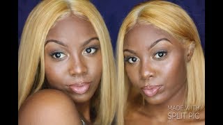 Lace Frontal Wig Install + Dying My Bundles From Black To Blonde