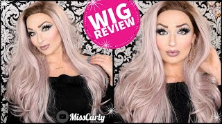 ✨Lace Front Wig Review! ✨ Jum Wigs |  Ombre Light Pink  - Soft Waves|