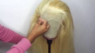 Make A Frontal Wig At Home Squeezing 4 Bundles & Frontal (Detailed)