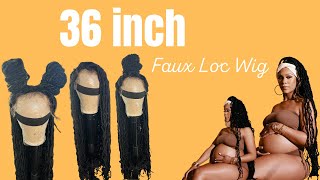 Let'S Make A Wig | 36 Inch Faux Loc Wig | Loc Wig