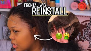 Baldie To Baddie  How To Reinstall Your Lace Frontal Wig Ft Sowigs | Made Up By Kirsten