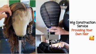 Frontal Wig Construction For Clients Who Provide The Hair (Pyoh)