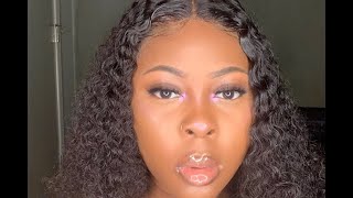 Beauty Supply Bohemian Curly Lace Frontal Wig !!!!