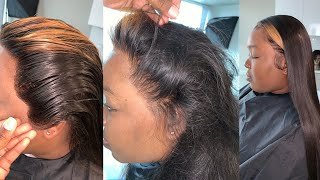 Plucking A Cheap Frontal Wig ! Very Detailed!