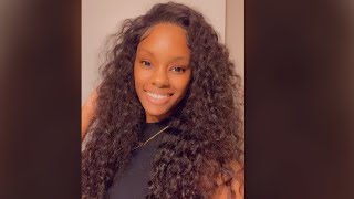 Perstar 26” Water Wave Lace Front Wig Install (Amazon Wigs) | Quick Check In!