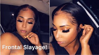How To Lay A 13X6 Frontal Wig Step By Step Detailed Video Ft. Dyhair777