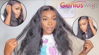 The Best 13X6 Body Wave Lace Frontal Wig .. Skin Melted Hairline | Geniuswigs | Black Friday Sale