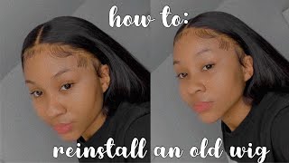 How To Re Install Frontal Wigs For Beginners! | Very Detailed | Cheyenne