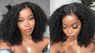 Finally An Affordable Glueless Natural Hair Lace Front Wig No Glue No Gel Install‼️ Ft. Ywigs