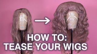 How To Tease Huge Wigs (In-Depth) Ft. Sowigs Hair