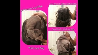 Different Types Of Lace Wigs | Full Lace | Lace Frontal (Open Wefted) | Lace Frontal (Full Cap) |