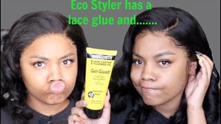 Lace Frontal Wig Install Using Eco Style “Get Glued” | Dolahair Transparent Lace | Lace Glue Series