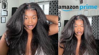 Detailed Wig Install| The Naturalist Kinky Straight Wig | Amazon Prime#Unicehair