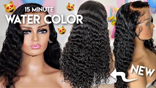 How To Customize A Lace Frontal Wig For Beginners | Curly Water Color And Style | Asteria Hair