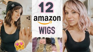 I Bought 12 Wigs From Amazon So You Don'T Have To | *Must See* Try-On Haul!