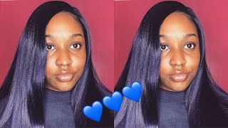 Dark Blue Lace Front Wig  | Sensual Vella Vella “Mina” | Christinia Faith