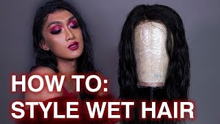 How To Get The Wet Hair Style Ft. Supernova Hair