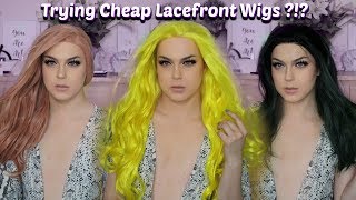 Try On / Review Cheap Lacefront Wigs From Ebay - Only £20!!!