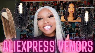 The Best Aliexpress Wig Vendors *Synthetic* Lace Fronts, Bangs, Headband Wigs, Free Vendor List
