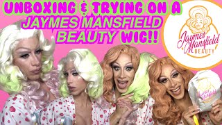 Unboxing And Trying On A Jaymes Mansfield Beauty Lace Front Wig!!! The Pastel Punk!!