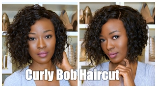 How To Cut A Curly Bob - Every Day Summer Hair - Eva Wigs Protective Style