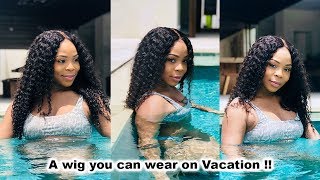 Perfect Curly Lace Wig For Vacation, Easy Customization & Install  | Wowafrican