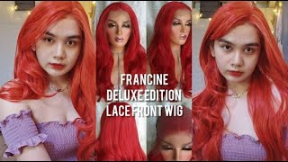 Red Lace Front Wig From Francine Hair Extension Online Shop | Taglish