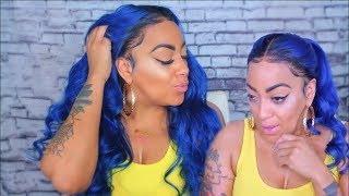 How I Apply & Lay My Lace Front Wig For Days Hold Blow Dryer Method No Glue Or Gel⎮Feat Wigonly.Com