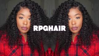 How To Slay Big Curly Lace Wigs Step By Step| Brazilian Virgin Hair Lfw66