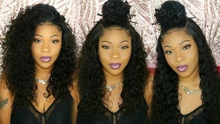 Never Use Lace Glue On Your Lace Frontal Wig | 4 Glueless Natural Wig Styles/Looks | Omgherhair