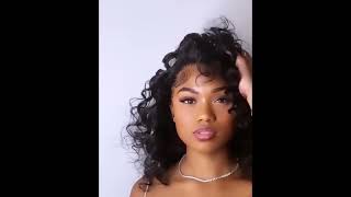 Deep Curly Wave Hd Lace Frontal Wigs For Black Women Human Hair| Dorsanee Collection