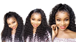 Quick 13*4 Lace Frontal Wig Install /Deep Wave Wig / Ft Amanda Hair