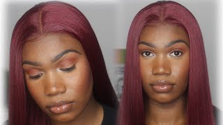 Aliexpress Synthetic Lacefront Wig Review | Synthetic Fail?
