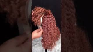 Bring Old Wigs To New Life I Ginger Color Curly Wig I Mslynn Hair