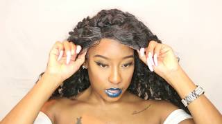 How To: Cut A Blunt Bob On A Curly Synthetic Lace Wig (2017)