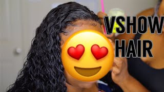 How To Install The Lace Front Wigs In A Easy Way Ft. Vshow Hair