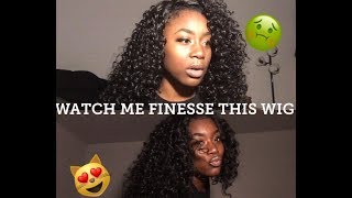 Affordable Synthetic Wig W/ Bomb Curls! (Ft. Sky Lacefront Wigs)| Wig Review