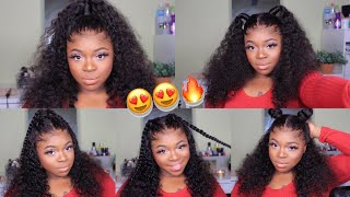 Detailed** How To Style Your Curly Wig- Baddie Edition