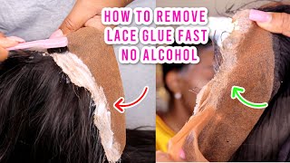 How To Clean Your Lace And Remove Lace Glue + Reinstall Ft. Beauty Forever Hair| Kennysweets