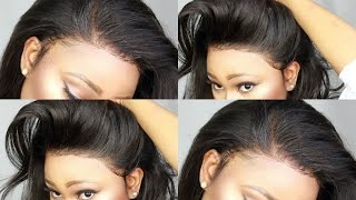 Chrissybales || How To Slay Baby Hair On Customised Frontal.(2 Methods)|| Cutting The Lace