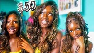 Where To Buy Affordable Lace Front Wigs  $50 Sensationnel Solana Wig Review  Baddie On A Budget