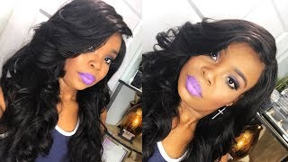 Lace Frontal Wig Cut Style And Curl Aliexpress Honey Queen Hair Brazilian Loose Wave