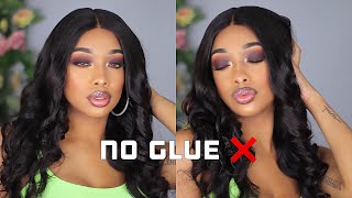 How To Wear Your Wig Without Glue! Beginners Friendly -Ft Myfirstwig