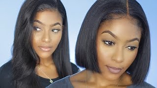 Long To Short Sleek Bob Lace Front Wig!  Under $150| Petite-Sue Divinitii