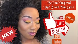 Rupaul Inspired Hair -Grwm Laying My Transparent Lace Front Wig
