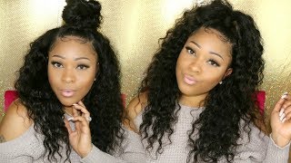 Watch Me Style This Wig | Easy Hairstyle On A Curly Lace Front Wig | Natural Wig Hairline | Rpghair
