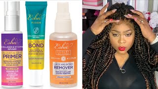 Secure Or Remove Wigs With Esha!!! New Primer - Bond - Remover Demo/Review | Ft. Janet Collection