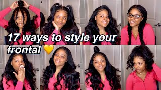 17 Ways To Style Your Frontal  | Beauty Forever