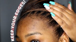 How I Safely Remove My Frontal Wig Without The Bold Hold Glue Remover